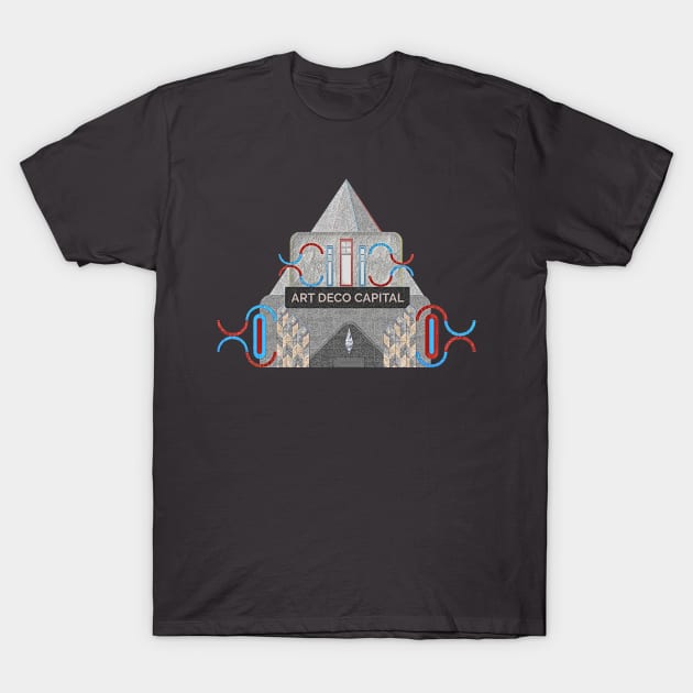 Classic Art Deco Capital Building T-Shirt by glash